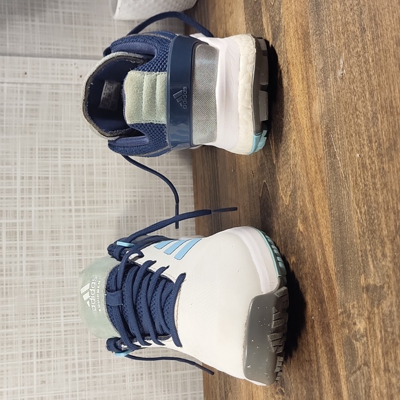 Adidas Equipment, Blue White, Golf Shoes - Picture 3 of 5